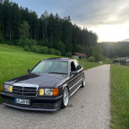 Originales BBS Bodykit auf 190E 2.6